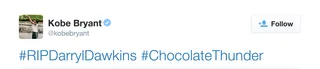 Kobe Bryant @kobebryant - Kobe Bryant's dad was a teammate of Darryl Dawkins. (Photo: Kobe Bryant via Twitter)