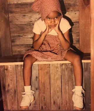 LeToya Luckett @letoyaluckett - Why so serious? Little LeToya gives us her best pouty face and it's adorbs.(Photo: Letoya Luckett via Instagram)