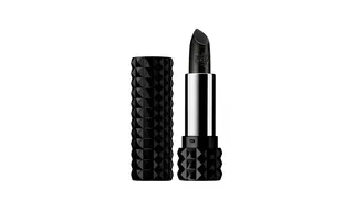 Kat Von D Studded Kiss Lipstick in Nayeon ($21) - Integrated gunmetal shimmer makes this tube a stunner.(Photo:&nbsp;Kat Von D Beauty)