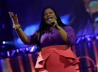 Stepping on Faith - Cobbs went for the gold by setting up a live recording session for the new workt hat she plans on debuting very soon. The singer again set the bar extremely high by being one of the few new-age Gospel artists to record &nbsp;a live album. Stay tuned...(Photo: Rick Diamond/Getty Images for Gospel Music Association)