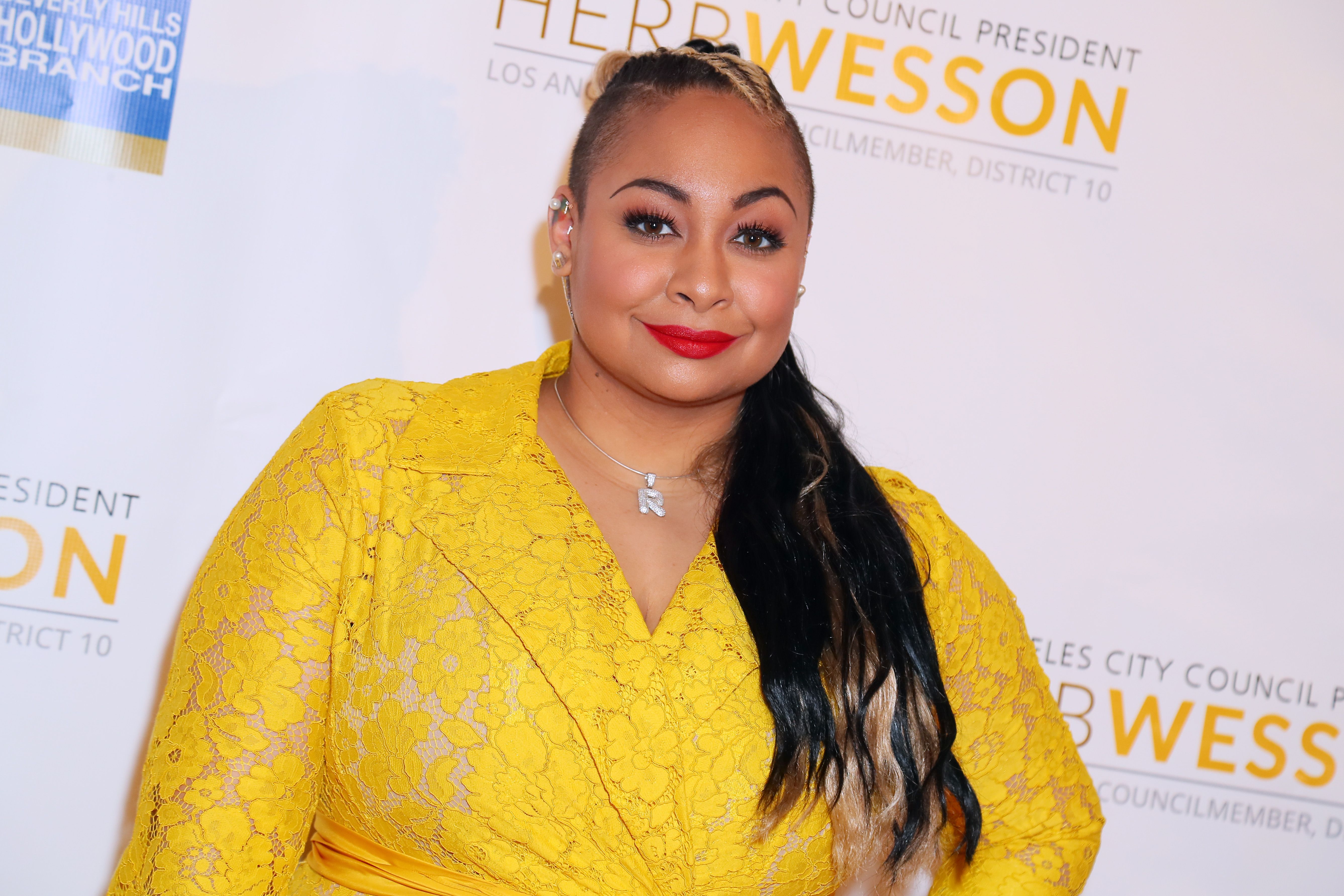 LOS ANGELES, CALIFORNIA - JUNE 17: Raven Symone attends 28th Annual NAACP Theatre Awards at Millennium Biltmore Hotel on June 17, 2019 in Los Angeles, California. (Photo by Leon Bennett/WireImage)