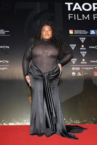 Da'Vine Joy Randolph attends the 71st Taormina Film Festival