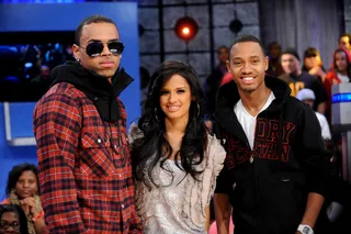 Rocsi Interviews Chris Brown - In 2009 Chris returned to 106 for a special interview where he apologized to his fans and spoke about his legal trouble.(Photo by Rob Loud/PictureGroup)