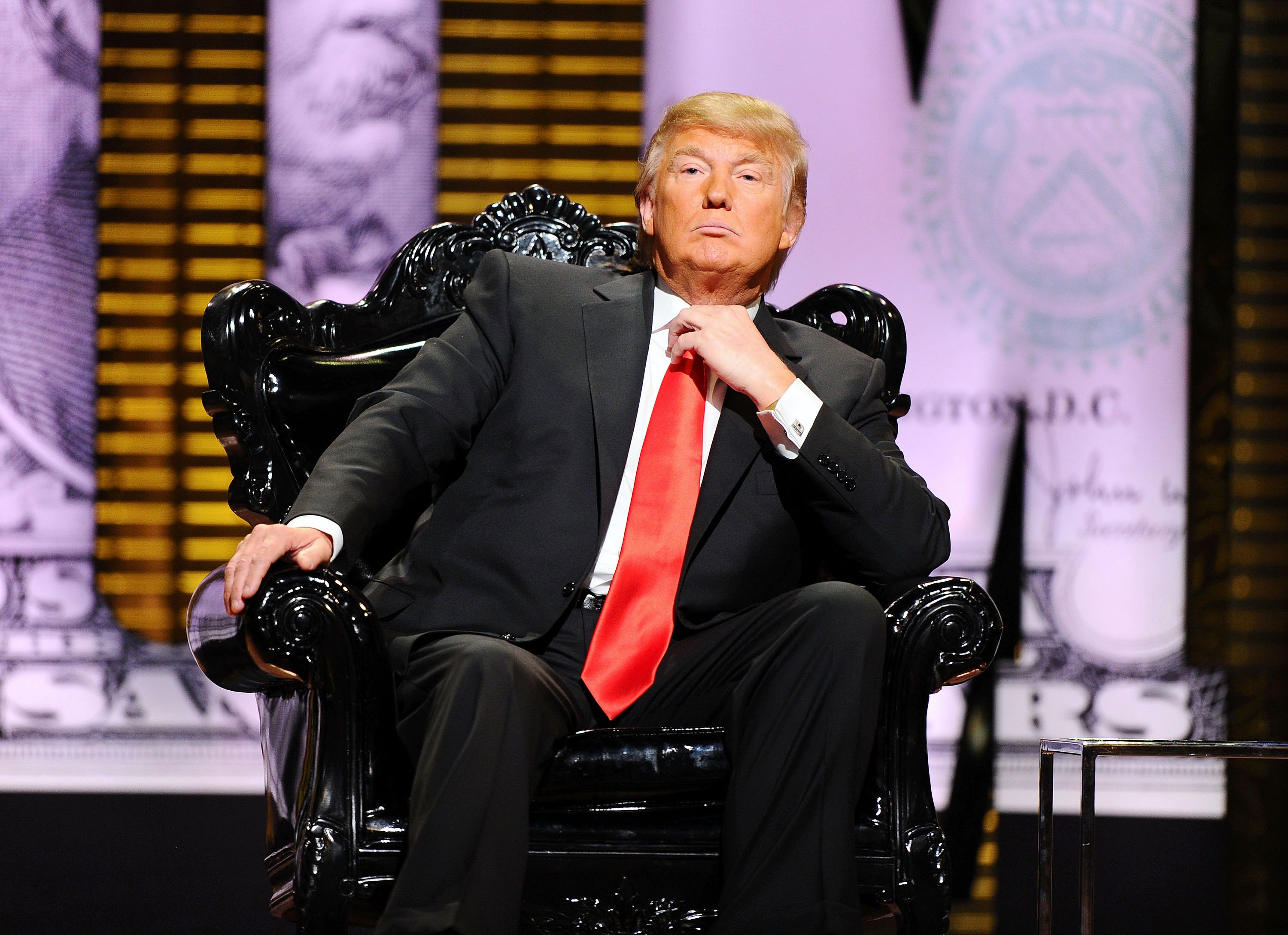 Donald Trump - "I want him to show his birth certificate! There's something on that birth certificate that he doesn't like.” – Donald Trump on President Obama(Photo credit: Andrew H. Walker/Getty Images)