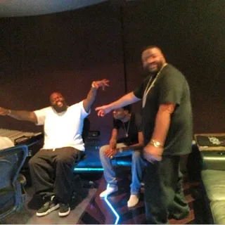 DJ Khaled&nbsp;@djkhaled - &quot;Geechi Liberace&nbsp;@richforever&nbsp;#mastermind&nbsp;soon come&quot; DJ Khaled and Rick Ross are cooking up of some fire!(Photo: DJ Khaled via Instagram)