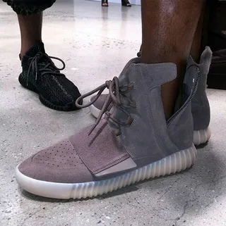 Shoes - No Kanye fashion show is complete without the kicks. Behold the Adidas Yeezy Boost 750s.&nbsp;(Photo: yeezyseason2 via Instagram)&nbsp;