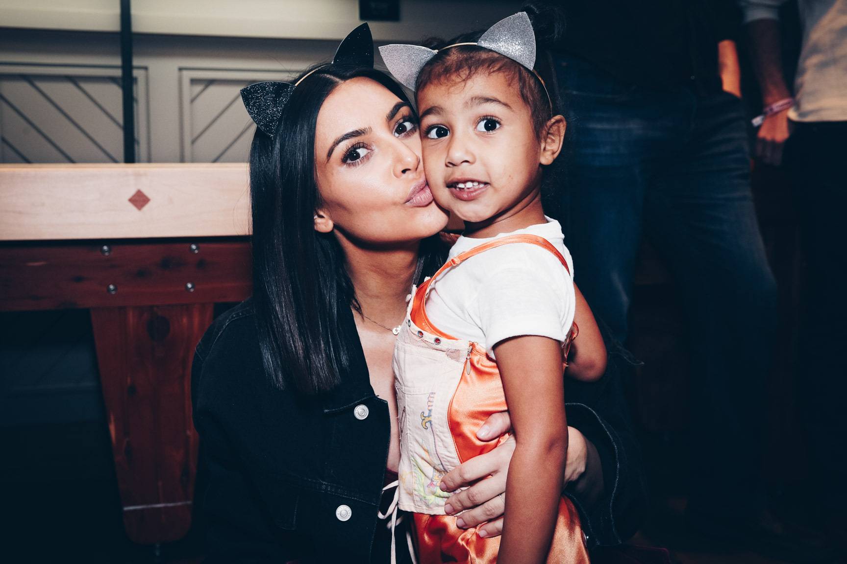 Kim Kardashian and North West on BET Buzz 2021