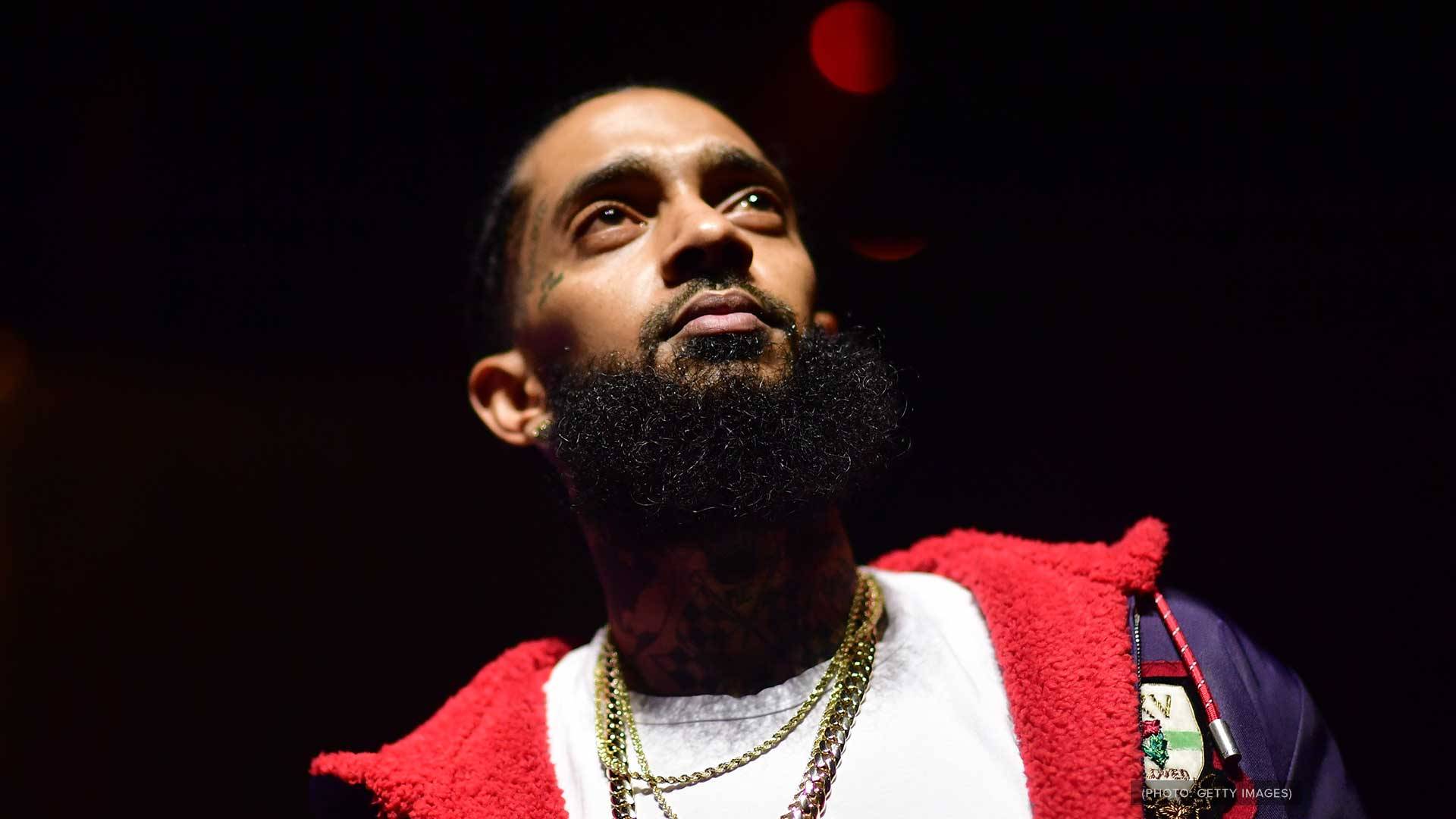 Nipsey Hussle on BET Breaks 2019.