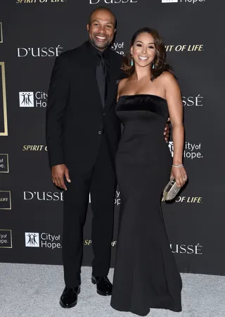 Derek Fisher and Gloria Govan - (Photo: Axelle/Bauer-Griffin/FilmMagic)&nbsp;