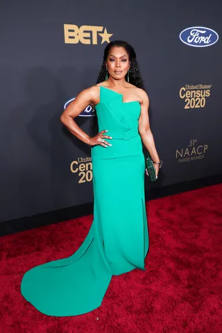 "9-1-1" actress Angela Bassett. - (Photo by Leon Bennett/Getty Images for BET)