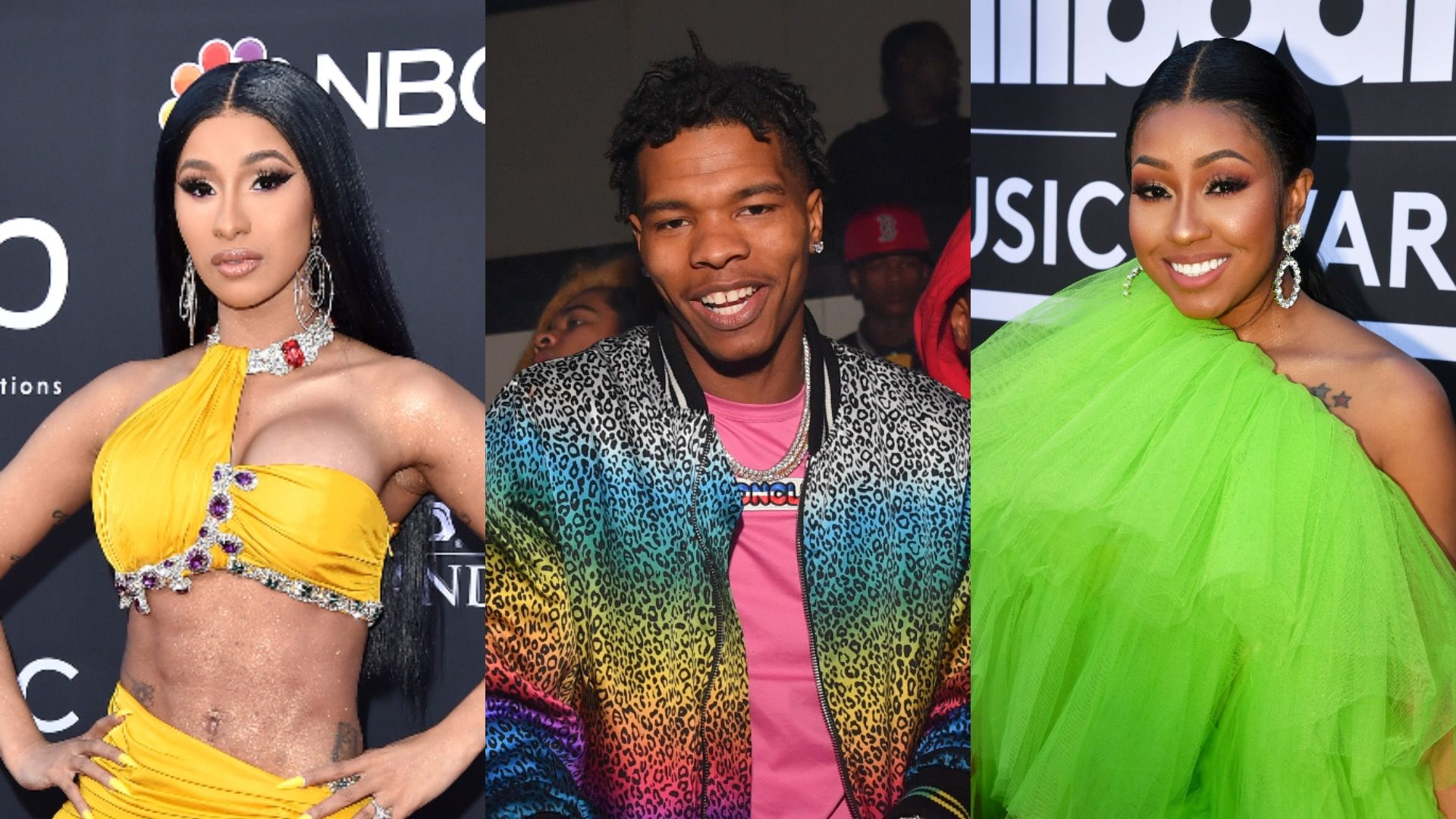 Cardi B, Lil Baby, and Yung Miami on BET's Music Faetures.