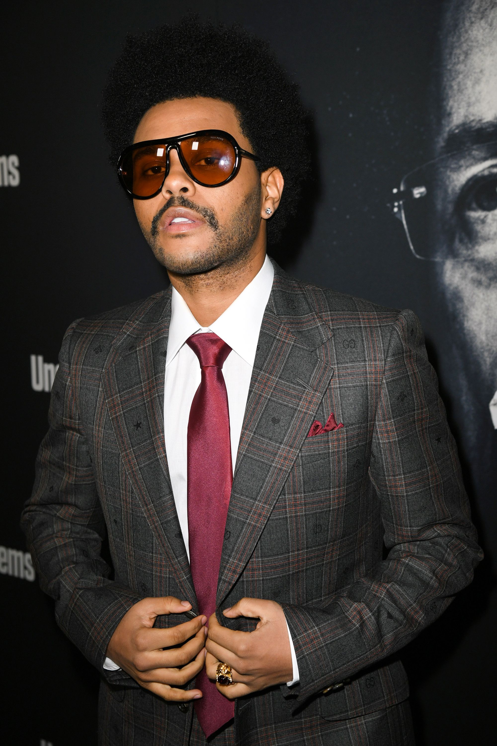 HOLLYWOOD, CALIFORNIA - DECEMBER 11: The Weeknd at the premiere of A24's "Uncut Gems" at The Dome at Arclight Hollywood on December 11, 2019 in Hollywood, California. (Photo by Kevin Winter/Getty Images)