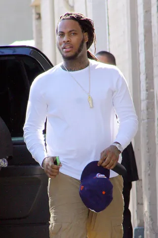 Up All Night - Waka Flocka was spotted leaving Kimmel studios preparing for a concert and appearance on the late night series Jimmy Kimmel Live! in Hollywood. (Photo: Cathy Gibson, PacificCoastNews.com)