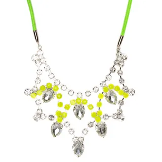 Princess Neon Bib - Carry this in-your-face statement necklace from day to night. Pair it with jeans and a tee by day and rock it with a sexy skintight dress at night.&nbsp;(Photo: Courtesy of Bauble Bar)