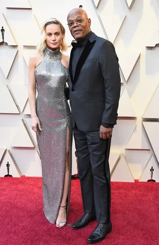 Samuel L. Jackson and Brie Larson - (Photo: Steve Granitz/WireImage)