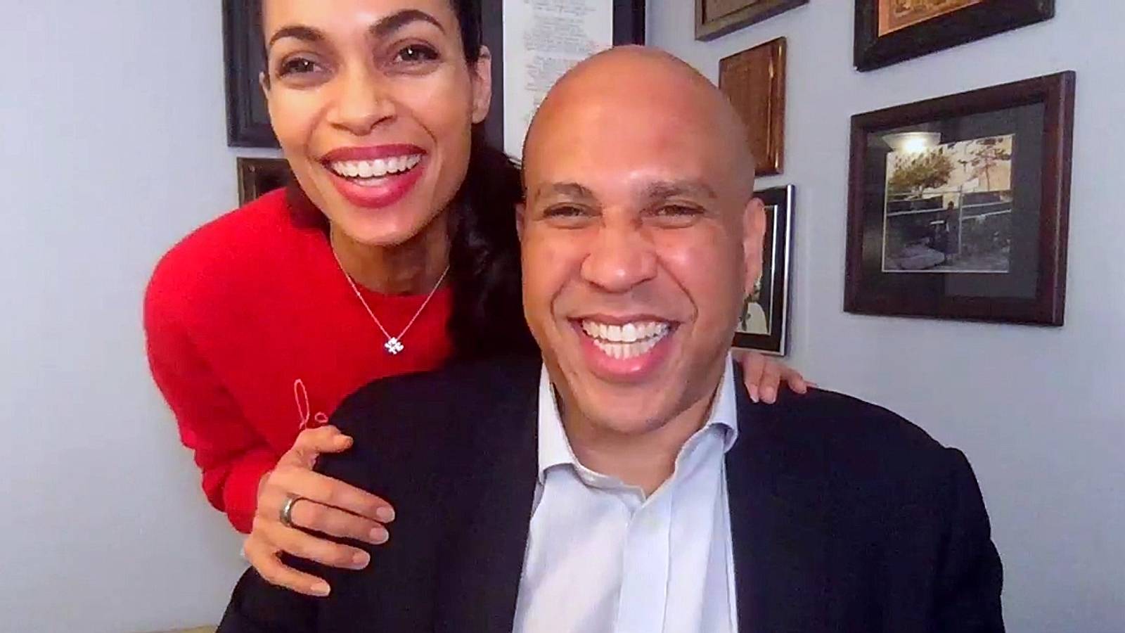 ROSARIO DAWSON, CORY BOOKER