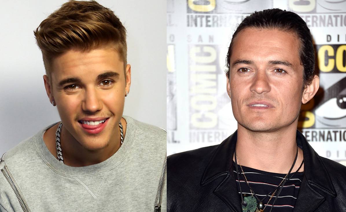 Justin Bieber, Orlando Bloom