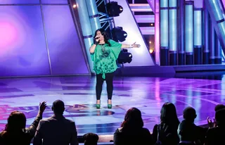 Paula Champion - Paula Champion performed “Lift Jesus” by Kim Burrell.(Photo: BET)