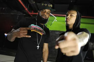Coming for You! - Bow Wow and Smack at Ultimate Freestyle Friday.&nbsp;(Photo: John Ricard / BET)