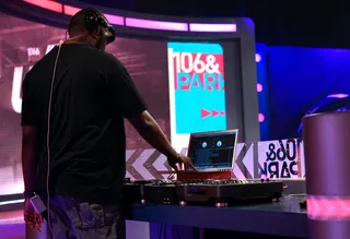 Go DJ - The 1's and 2s are spinning heavy on 106. (Photo: Bennett Raglin/Getty Images for BET)