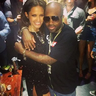 Jermaine Dupri @jwarhol - JD bumps into his homegirl Rocsi Diaz at Comi Con in San Diego.(Photo: Instagram via Jermaine Dupri)
