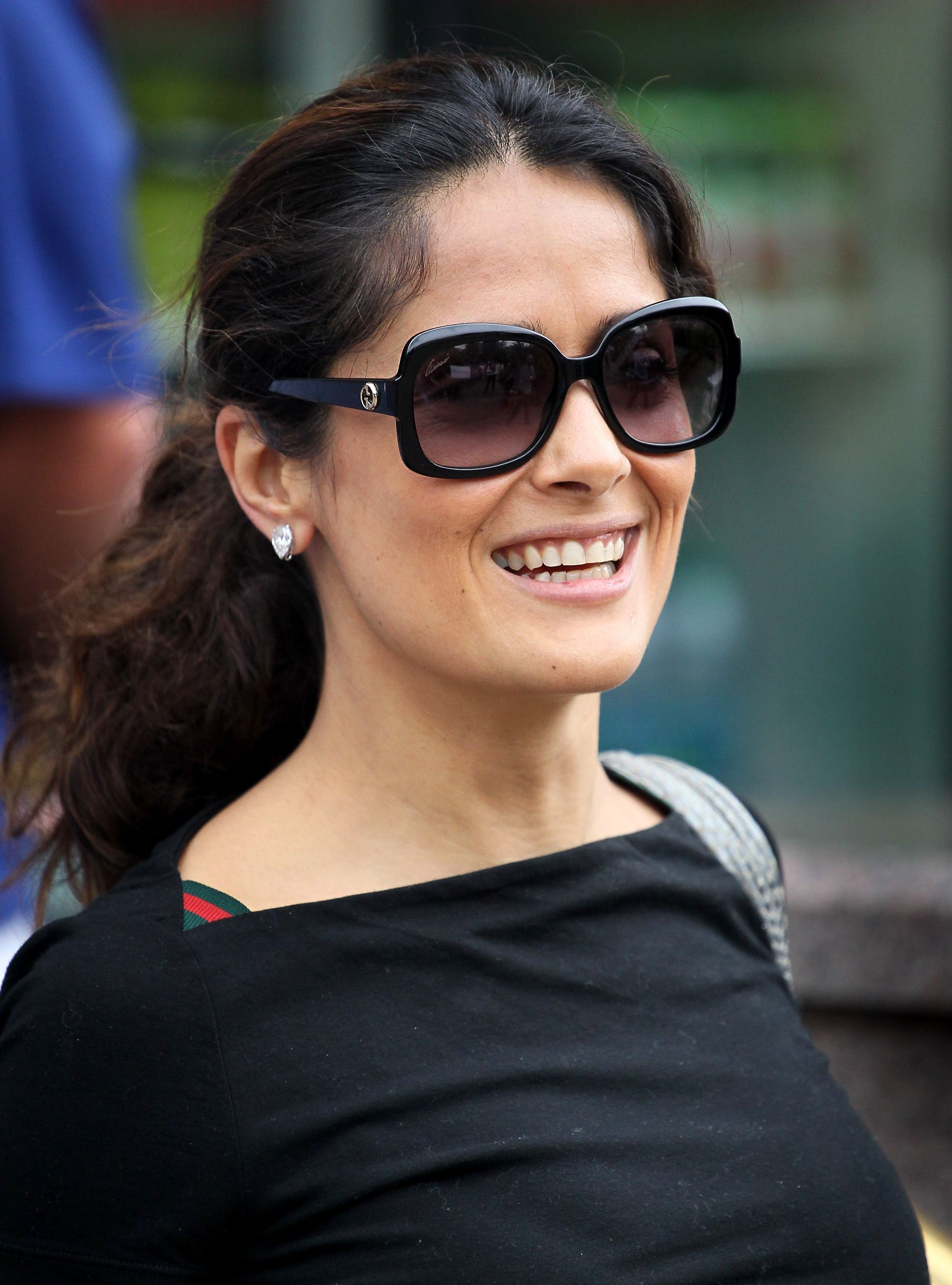 Salma Hayek on plastic surgery rumors - "I've never had anything done on my face. I've never had dermabrasion or peels or injections of any kind, nothing. My boobs, they're not bad, by the way. I'm not complaining about them."(Photo credit: Scott Olson/Getty Images)