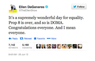 Ellen DeGeneres - (Photo: Twitter/TheEllenShow)