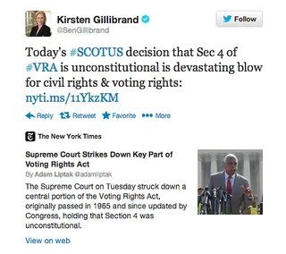 Sen. Kristen Gillibrand - (Photo: Kristen Gillibrand via Twitter)