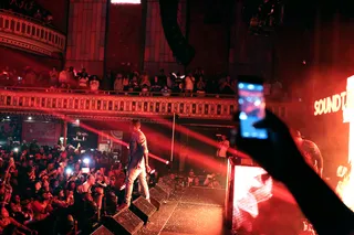 On Your Feet! - Crowd on their feet jumping and bumping to the BK MC's best mixtape moments.   (Photo: Courtesy of Coors Light)