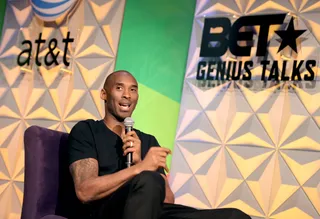 Winner's Circle - NBA star Kobe Bryant was in the building for Genius Talks.(Photo: Jason Kempin/BET/Getty Images for BET)