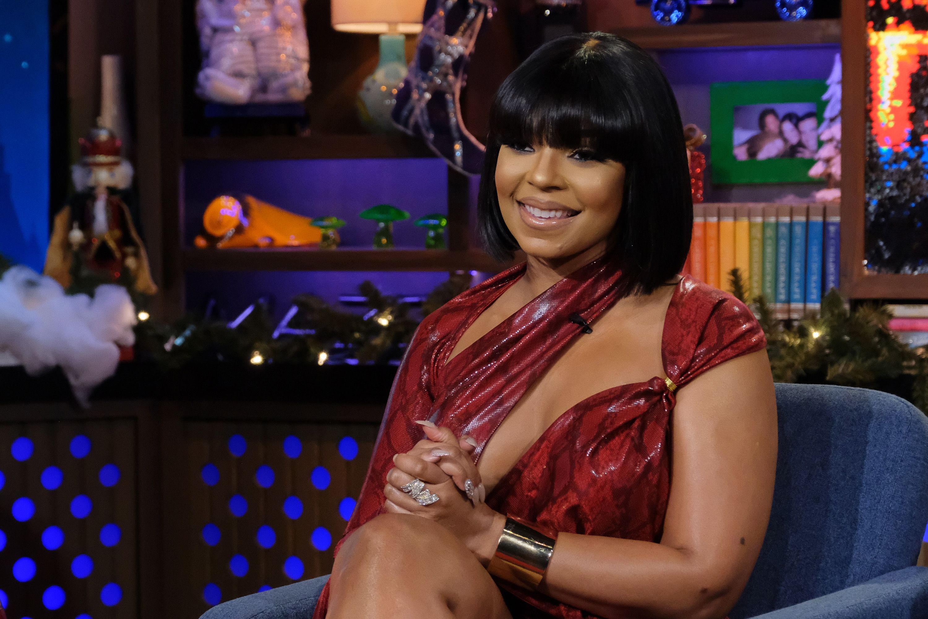 WATCH WHAT HAPPENS LIVE WITH ANDY COHEN -- Episode 16199 -- Pictured: Ashanti -- (Photo by: Charles Sykes/Bravo/NBCU Photo Bank)