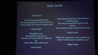 "Hello Truth" - "Hello Truth" is a poem written by McClendon while he was waiting for his DNA test results.(Photo: Samson Styles)