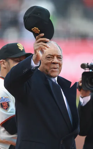 Willie Mays: May 6 - The iconic baseball player celebrates his 80th birthday.(Photo credit: Jed Jacobsohn/Getty Images)