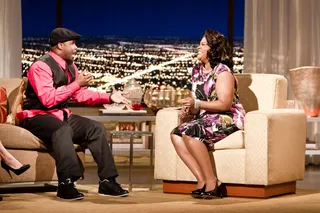 A Job Well Done - Thanks to all of the guests for another great episode of The Mo'Nique Show!&nbsp;(Photo: Darnell Williams/BET)