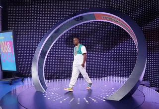 On Brand - Did you notice Yo Gotti's summer leather in turquoise? Do you happen to know that he's wearing the 106 &amp; Park branded colors?&nbsp;(Photo: Rob Kim/BET/Getty Images for BET)