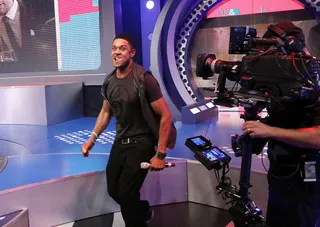 He's Loose - We let Pooch go into the crowd and feel the love on 106. (Photo:&nbsp; Rob Kim/BET/Getty Images for BET)