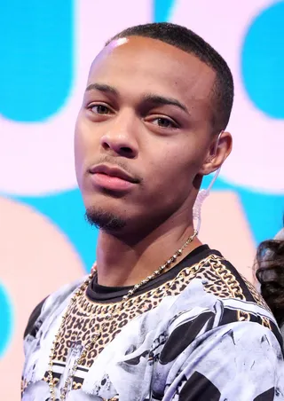 Just Bow Weezy - Host Bow Wow takes a snapshot while during a break on 106.&nbsp; (Photo:&nbsp; Rob Kim/BET/Getty Images for BET)
