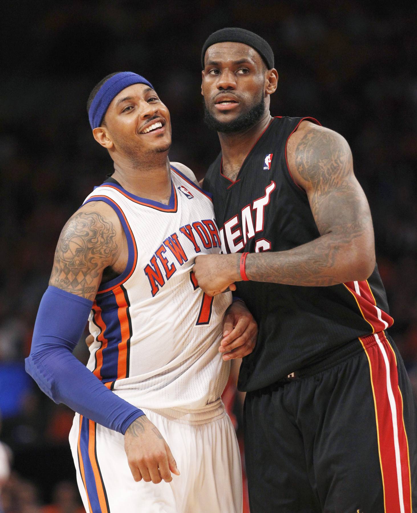 Carmelo Anthony, LeBron James