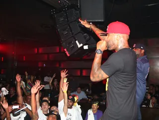 Rock the House - Joe Budden hits the stage with the Slaughterhouse crew for a performance at Highline Ballroom in New York City.&nbsp;(Photo: Johnny Nunez/WireImage)