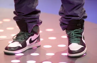 Army Strong - Schoolboy Q shows off his army green sneaks to the livest audience.&nbsp;(Photo: John Ricard/BET/Getty Images for BET)