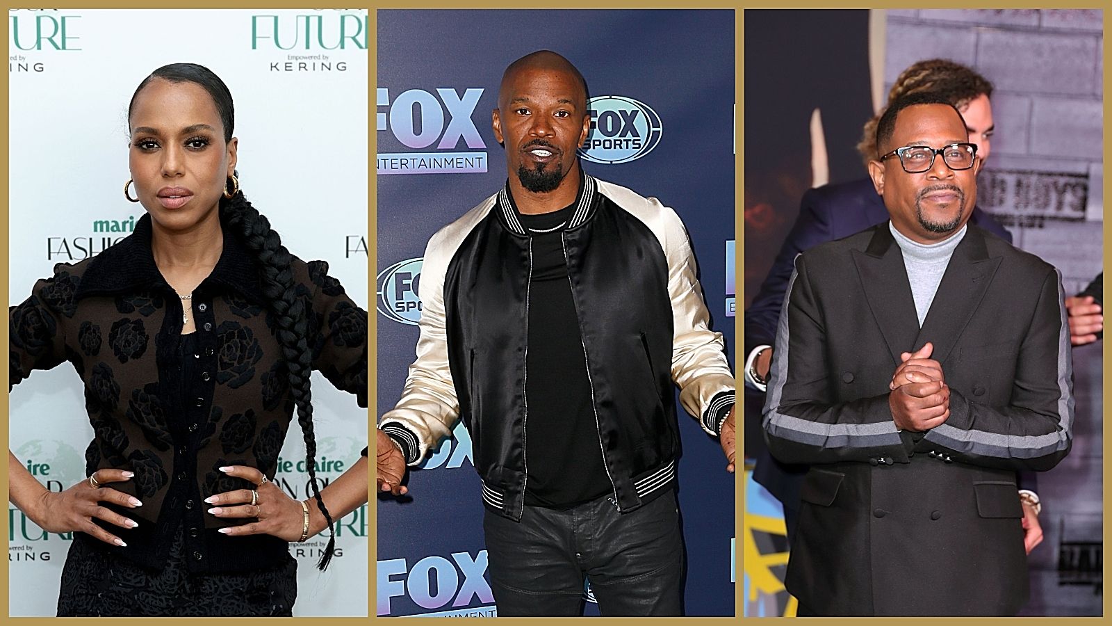 Martin Lawrence  Jaime Foxx  Kerry Washington