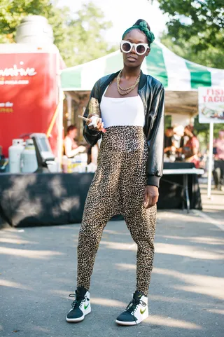 Made in America Attendee - Street style from Made In America 2016 in Philadelphia.&nbsp;(Photo: Brent Luvaas/BET)&nbsp;