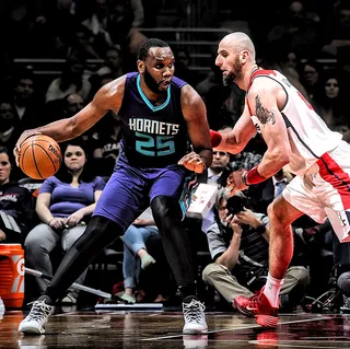 Big Al Putting in Work - Al Jefferson&nbsp;hits defenders with a dizzying bevy of moves in the paint.&nbsp;Washington&nbsp;center&nbsp;Marcin Gortat&nbsp;knows. Nice home-and-home sweep of the&nbsp;Wizards for Big Al&nbsp;and the&nbsp;Charlotte Hornets.(Photo: NBA via Instagram)