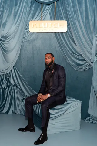 FEB 15:&nbsp;LeBron James - LeBron James attends the Klutch Sports Group All-Star Dinner presented by PATRÓN Tequila wearing a Gucci suit. (Photo by Daniel Boczarski/Getty Images for PATRÓN Tequila)