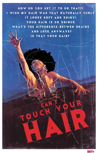 Can I touch your hair? - Re:&nbsp;Solange’s A Seat At The Table, “Don’t Touch My Hair.”(Photo: BET)