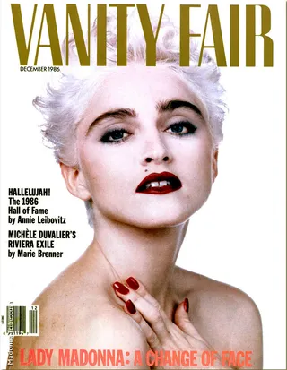 Madonna: Always Touching Us for the Very First Time - The most photographed woman in the world must be able to switch up her looks at any given moment. We found this vintage shot of the superstar as she posed for Vanity Fairmagazine; Madonna's a class act! (Photo: Herb Ritts for vanity fair Magazine)