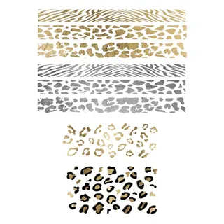 FashionTats Animal Print Pack ($7) - Release your inner animal with these fierce feline prints. Meow!(Photo: FashionTats via Etsy)