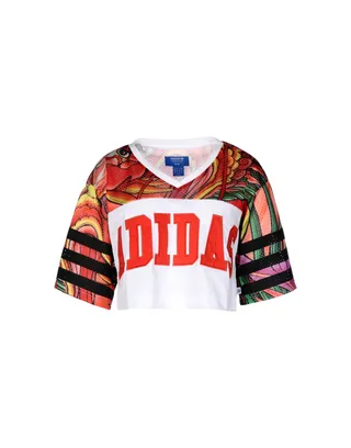 Adidas Originals by Rita Ora Dragon Print T-shirt ($58) - Don't call it a comeback! This vibrant athletic jersey would fit just as well into the Dope set as it would in today's fashion scene. Extra points for those who pair it with classic Adidas slides and tube socks.(Photo: Adidas Originals by Rita Ora)