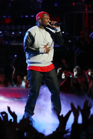 This Is How He Do - Hip hop mogul 50 Cent performs on reality competition series The Voice.&nbsp; &nbsp;(Photo: Trae Patton/NBC/NBCU Photo Bank)