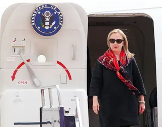 LEFT: Secretary of State Hillary Clinton - Secretary of State Hillary Clinton formally stepped down after the Senate confirmed John Kerry's nomination to succeed her.(Photo: Athit Perawongmetha/Getty Images)